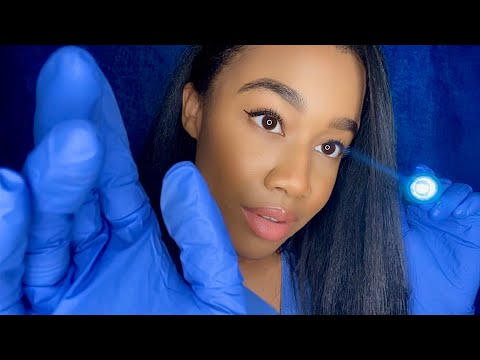 ASMR Cranial Nerve Exam BUT You Can Close Your Eyes 👀👩‍⚕️ Medical Role-play