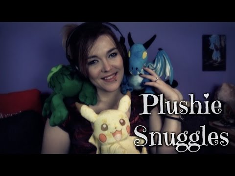 ☆★ASMR★☆ Plushie Snuggles | Show & Tell, Fabric sounds | Part 1