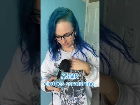 scratchy scratch 👚 #shorts #asmr #asmrscratching #asmrclothesscratching