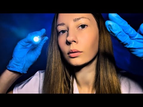 ASMR Eye Exam & Vision Test for Sleep 👁️ Eye Doctor Roleplay, Light Triggers, Follow My Instructions