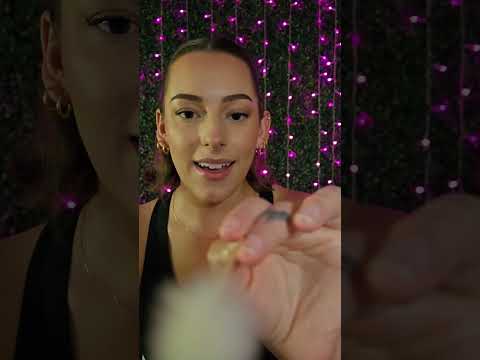 ASMR makeup with WRONG tools #asmr #asmrtingles #asmrforsleep #asmrtriggers #personalattention