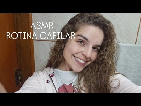 ASMR Rotina Capilar| Produtos que uso