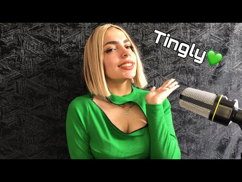 ASMR Tingly (scratching & touching)💆🏼‍♀️💚асмр