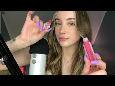 ASMR Drugstore Makeup Haul 💄 (Whispered tapping & scratching)