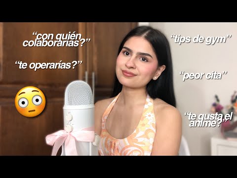 asmr | preguntas y respuestas 💬 (parte 1)