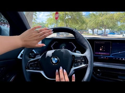 ASMR NO CARRO BMW NOS EUA 🏎️ (Mouth Sounds De Perto, Tapping & Whispers)