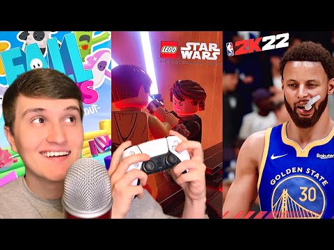 ASMR Gaming | 1 Hour Of Relaxing Gameplay (Fall Guys , Lego Star Wars  , NBA2K)