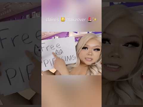 claire's makeover 😻 #asmr