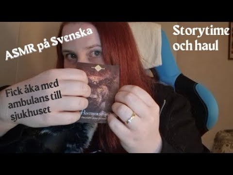 ASMR på Svenska - Kristaller, loppis etc Haul. Storytime varför jag varit inaktiv. Mouth sounds.