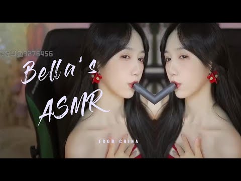 【贝拉小姐姐 ASMR】扇子，双倍快乐，吻屏