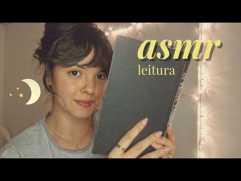 ASMR lendo Clarice Lispector pra você dormir | voz suave + tapping