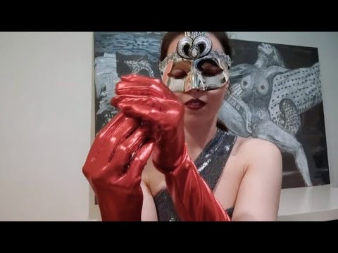 ASMR leather gloves roleplay