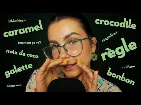 ASMR FRANCAIS • mots déclencheurs 🇫🇷 chuchoter et mouvements de mains