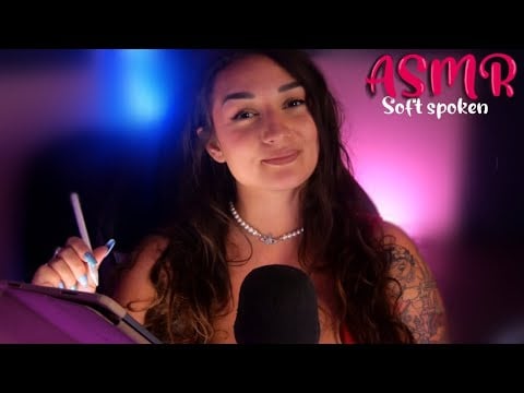 ASMR FRANÇAIS : SOFT SPOKEN ROLEPLAY JE TE DESSINE ☺️