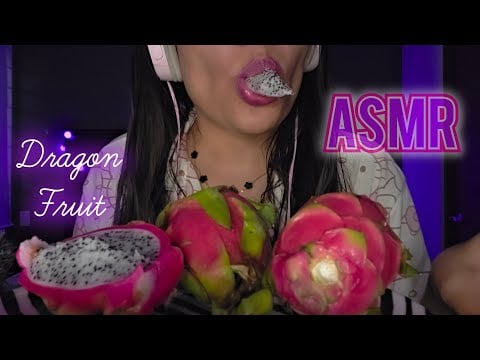 ASMR | DRAGON FRUIT  + SUSURROS #asmr #mouthsounds #asmrvideo #whispering #relaxing 