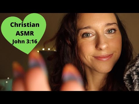 Christian ASMR✝️~Repeating John 3:16 with Hand Movements For Relaxation🌙