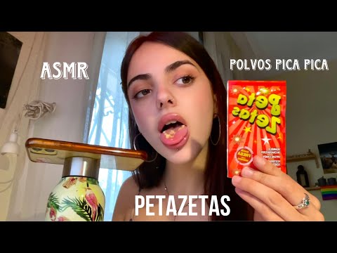 ASMR || Comiendo PetaZetas💥🧨👅 #mouthsounds