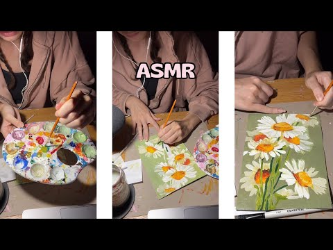 ASMR Painting and Humming, Singing, and Chatting (Livestream)