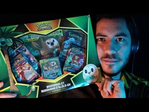 ASMR Pokemon coffret Brindibou et Noadkoko d'Alola GX