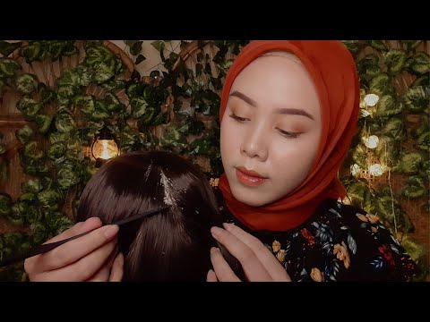 ASMR Dandruff Removal & Scalp Check | Tingly Scalp Scratching