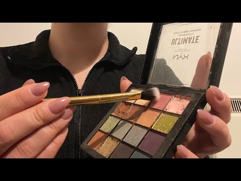 ASMR doing your makeup🧝🏼‍♀️💕no tapping & no talking🥰personal attention 