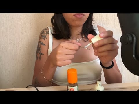 ASMR con chicle | platica mientras decoramos ✨