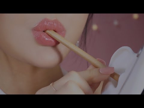 [ASMR] Straw Mouth Sounds l 빨대 입소리 l ストローの口音 (刺激的で繊細な)