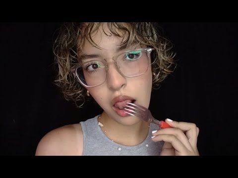 ASMR ¿ME PUEDO COMER TU CARITA? SPIT PAINTING, MOUTH SOUNDS, BESITOS