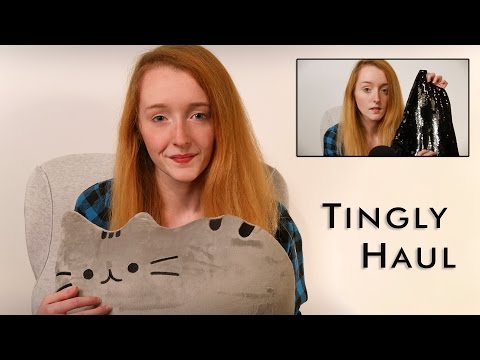 Tingly Haul - Fabric Scratching , Letter Tracing - Soft Spoken 4K Binaural ASMR (Sammydress)