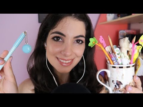 ASMR ROLEPLAY PAPELARIA | BINAURAL - Vídeo para dar soninho