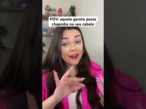 POV: aquela garota passa chapinha no seu cabelo #humor #shorts