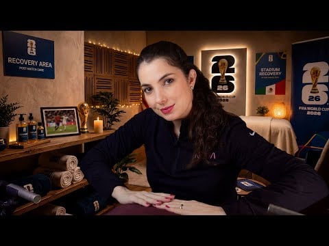 ASMR | Atendimento VIP da FIFA depois da Copa 2026🏆⚽ Massagista de futebol