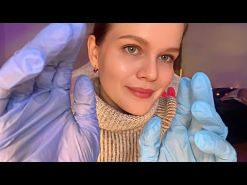 Asmr | Personal Attention With Gloves  ~ Inaudible 