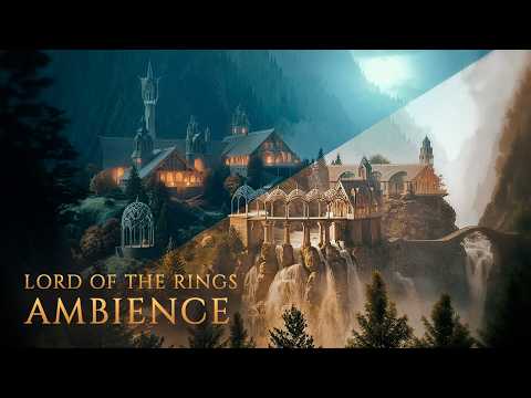 Rivendell ◎ Peaceful Elven Ambience Nature Sounds | Lord of the Rings inspired