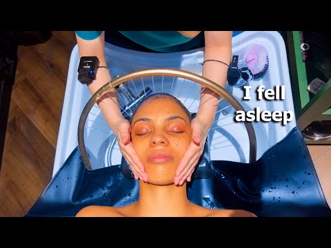 ASMR: Relaxing Vietnamese Headspa Water Massage for Deep Sleep!