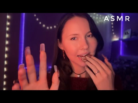 ASMR~1HR Tingly Fake Nail Teeth & Screen Tapping With Clicky Mouth Sounds✨