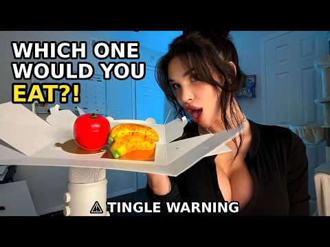 ASMR Eating Viral Foods (mouth sounds, mukbang, trigger assortment)