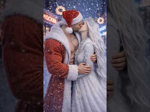 How do you like the Snow Maiden and Father Frost? Snow Maiden it’s me #ai #снегурочка