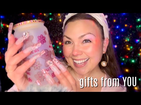 asmr/ What I Got for Christmas🎁🎨 (chatty PO Box Haul💌 + hangout)