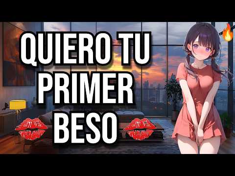 Chica tímida quiere tu primer beso I ASMR y Roleplay I