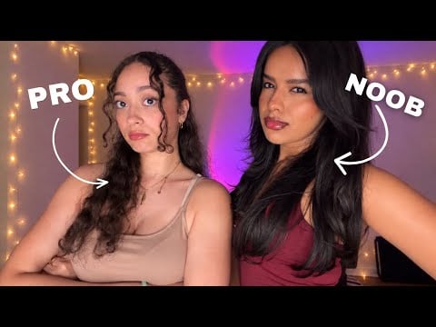 PRO vs NOOB Asmrtists (mouth sounds, lipgloss & more) 