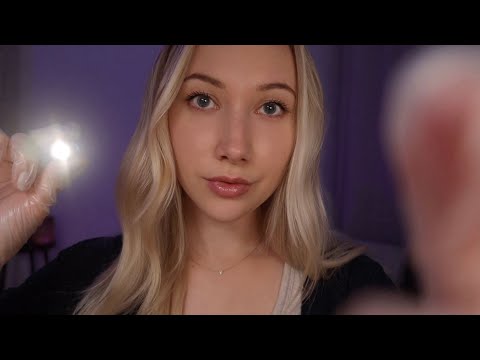 ASMR Comprehensive Visual EYE Exam | Focus Tests, Light Inspection, Eye Massage for Sleep 💤