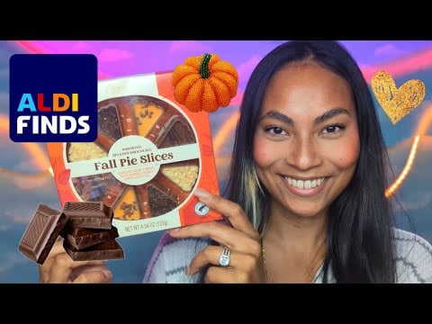 ASMR Eating Belgian Chocolate Pie Slices From Aldis , Eating And Chewing Mouth Sounds