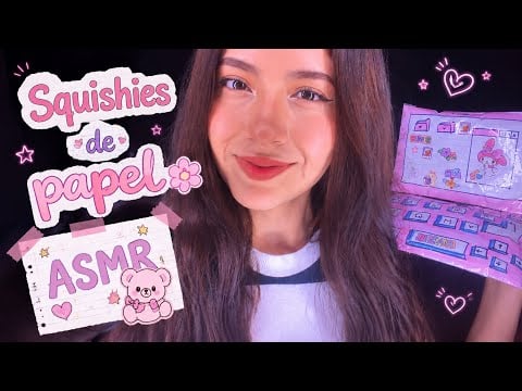 Te muestro mis squishies de papel | Andrea ASMR 💓🦋