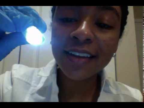 ASMR Doctor Eye Exam látex gloves and LIGHT TRIGGER