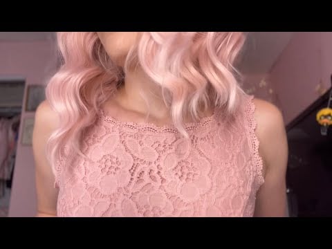 whispered ASMR | coquette mystery bundle try on & fabric scratching