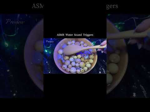 ASMR Water Sound Triggers💧Cools you down❄️ #asmr #tingly #relax