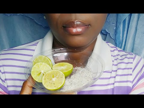 ASMR Chupando💦Limón🍋😜 Con sal 🧂 😝 Y Pimienta🔥🤪😛😅 Sonidos De Boca 👄