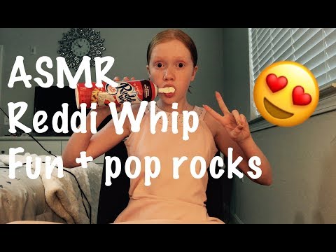 ASMR~ Whipped Cream Triggers + Pop Rocks ( Fun Video ) 😋😍 😋