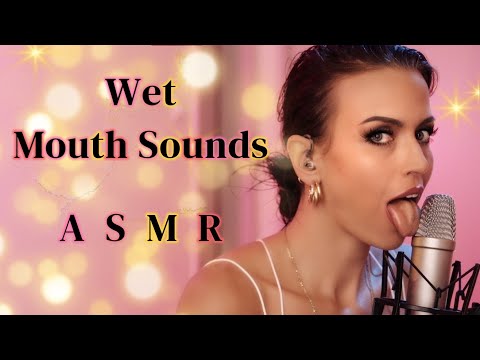 ASMR Gina Carla 👄 Ultimate WET Mouth Sounds! Slow&Fast!